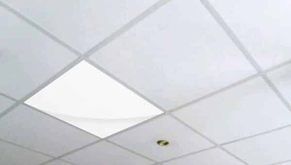 Odenwal Decke Büroraum mit Deckenheizung