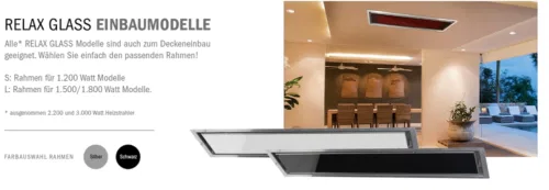 RELAX GLASS Einbaurahmen L