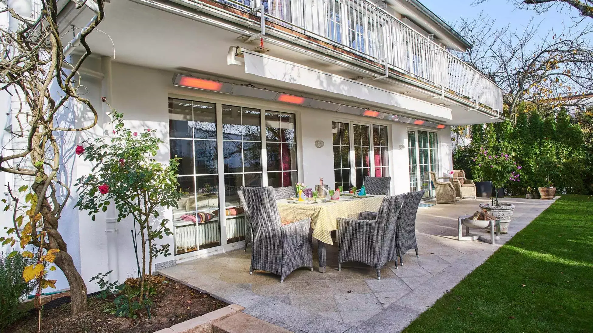 Relax Glass Heizstrahler für die Terrasse