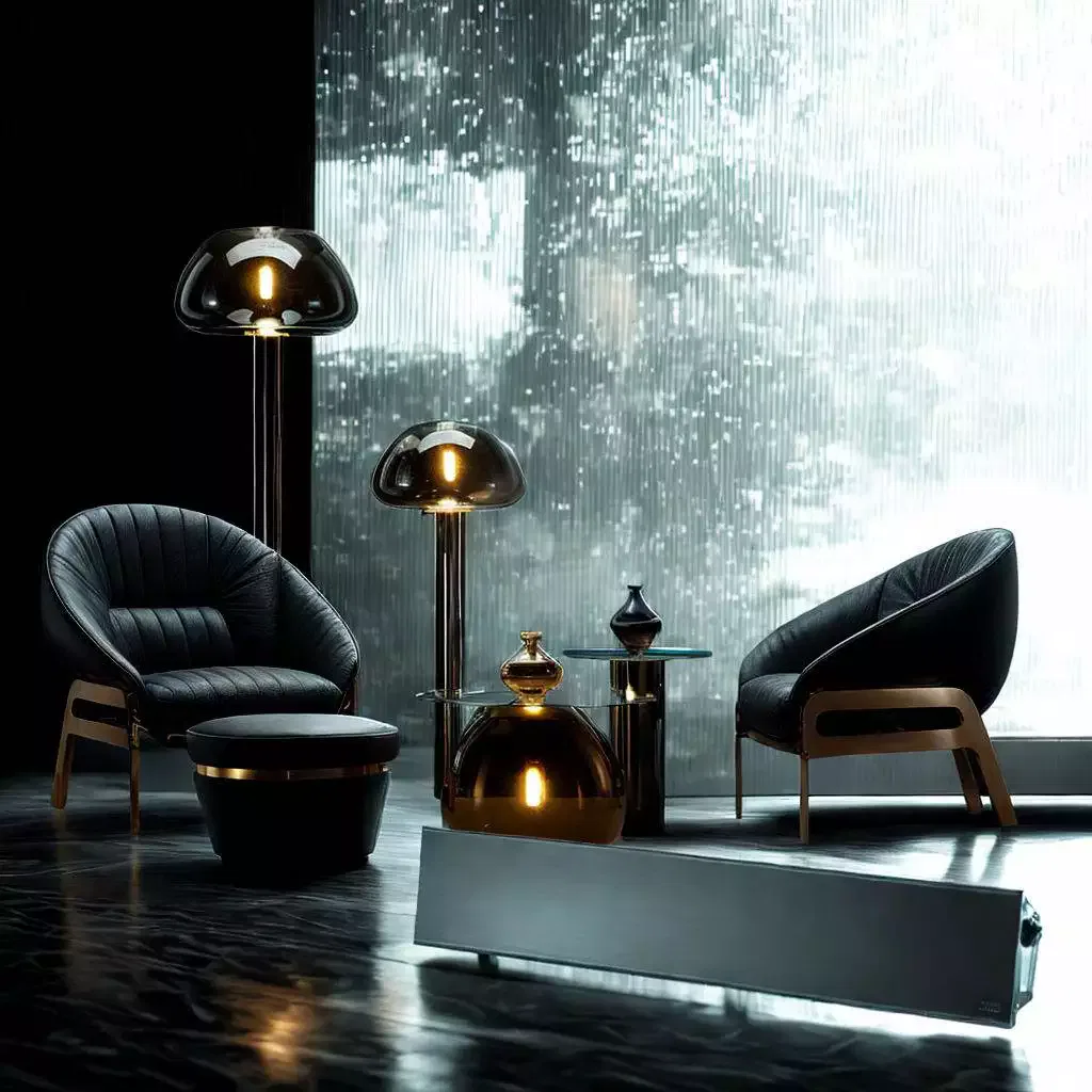 Glasheizstrahler RELAX GLASS – 2.200 Watt mit Somfiy schwarzes Glas & schwarzes Gehäuse – Bild 6