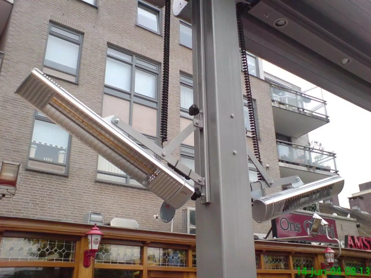 Infrarot Heizstrahler in der Gastronomie - Außenbereich / Freifläche