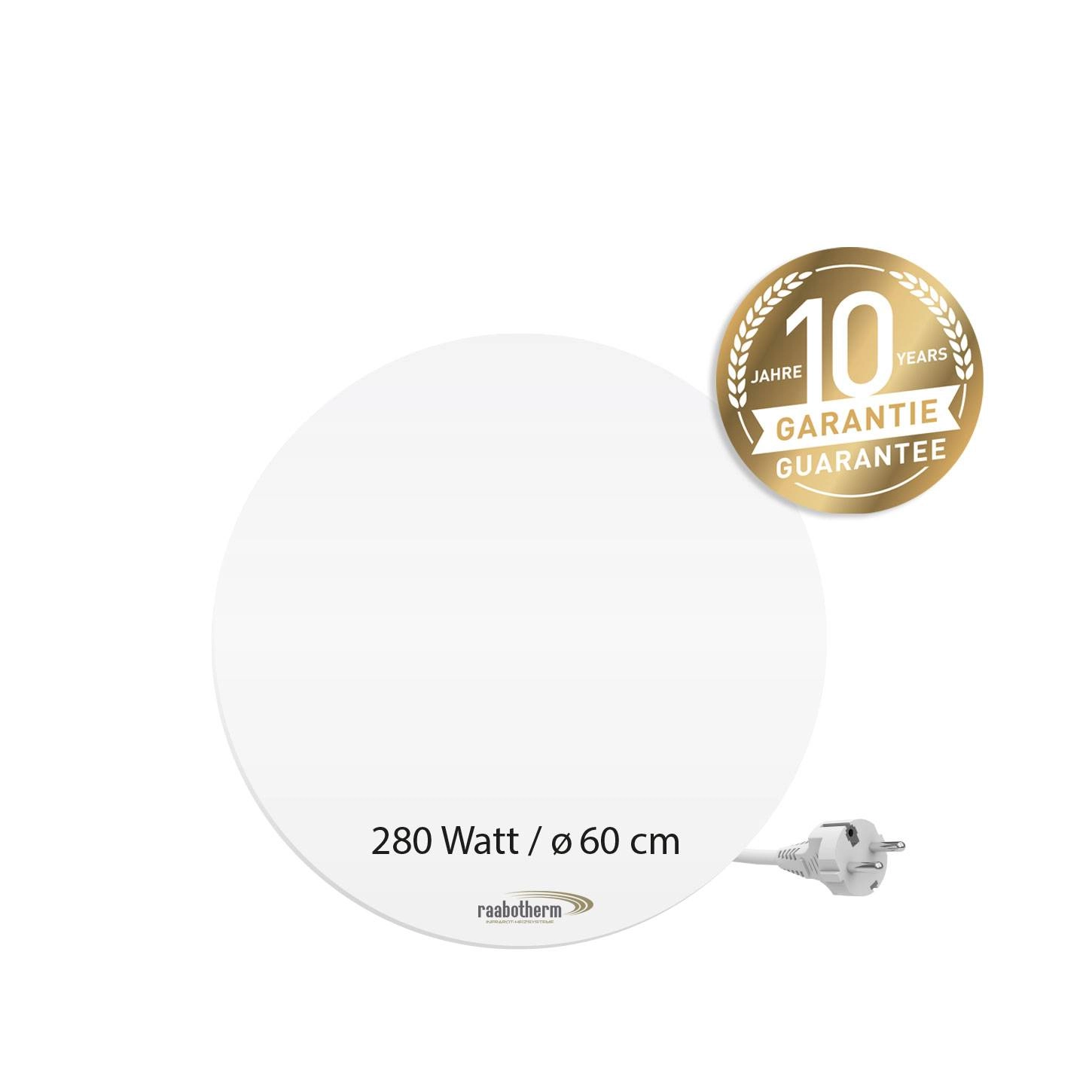 Infrarotheizung RAABoTherm® round 280 Watt