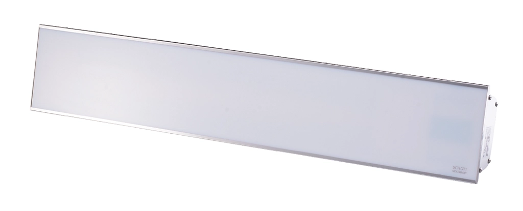 Glasheizstrahler RELAX GLASS – 2.200 Watt mit Somfiy weisses Glas