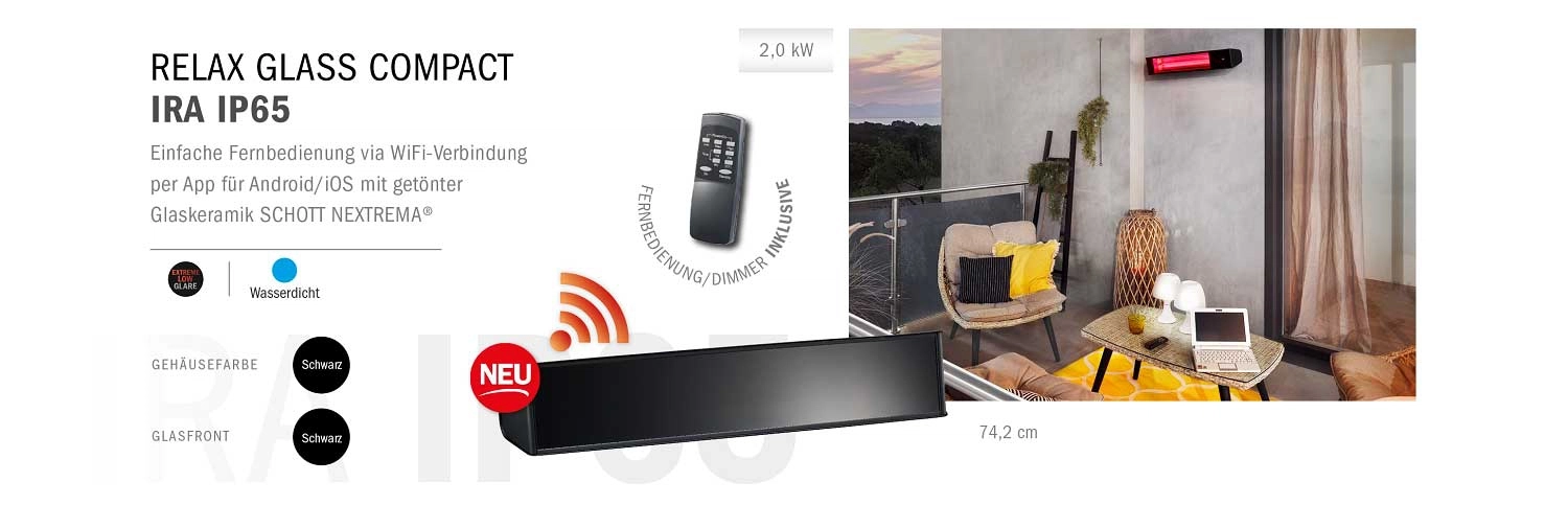 Infrarotheizstrahler-RELAX-GLASS-COMPACT