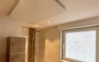 Infrarotheizung im Badezimmer
